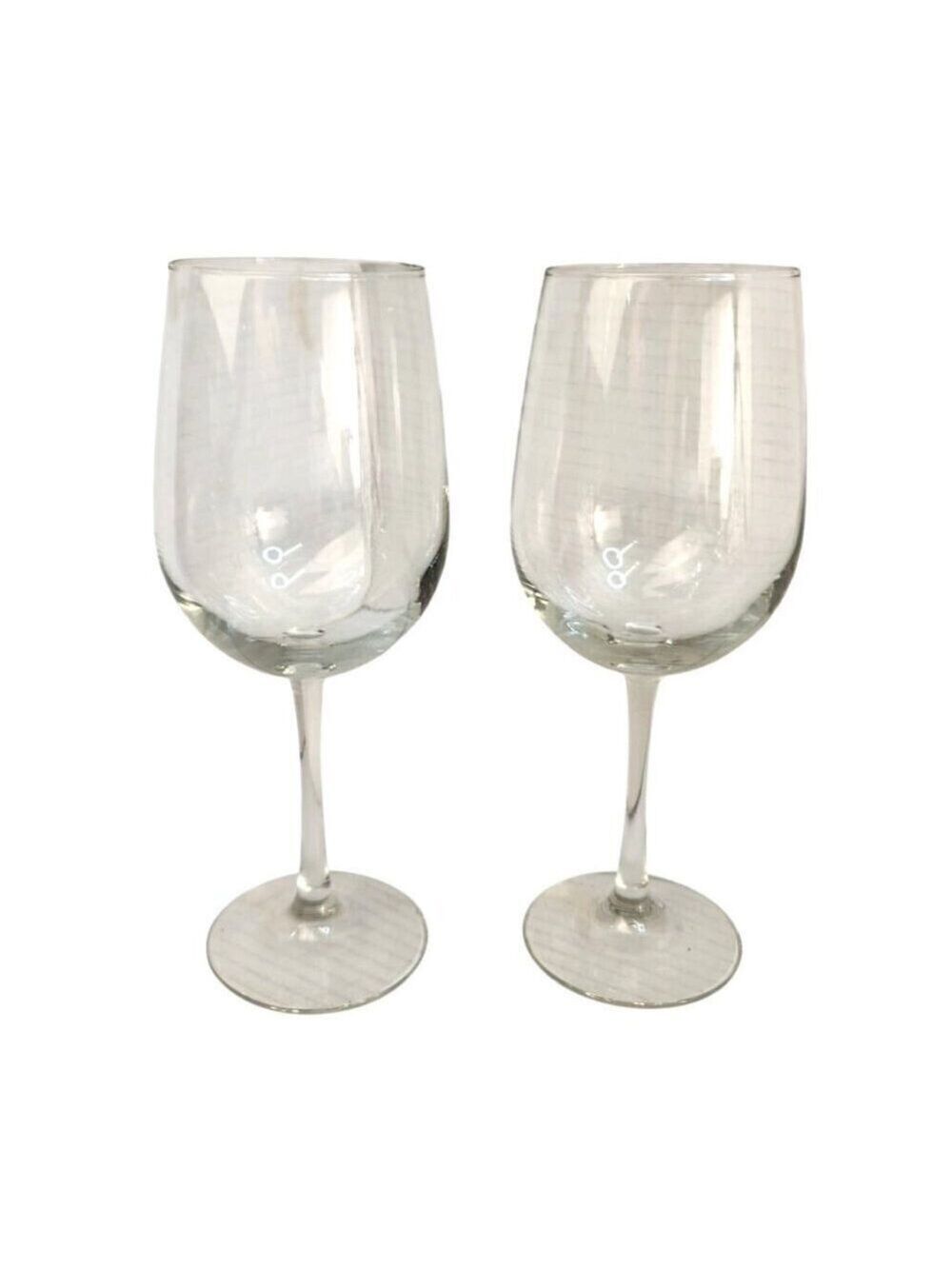 Clear Glass Wine Glasses, Water Goblets Thicker Glass Barware Drinkware Set Of